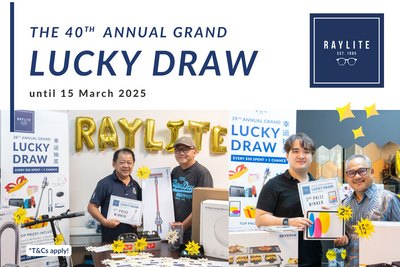 Our 40th Year, Our Most Exciting Annual Lucky Draw Yet