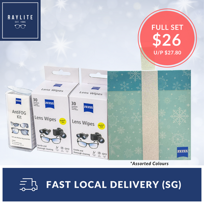 ZEISS Christmas Gift Set - AntiFOG + Lens Wipes - Raylite Optical Store